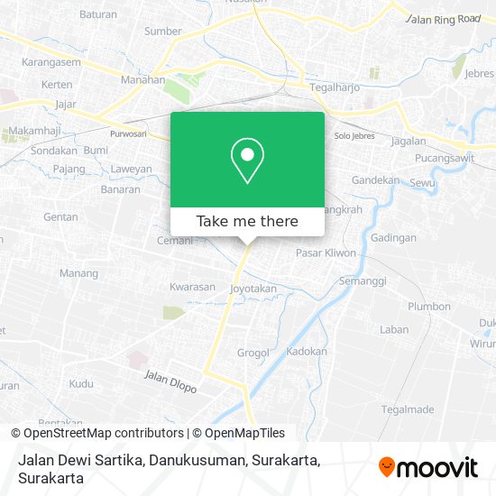 Jalan Dewi Sartika, Danukusuman, Surakarta map
