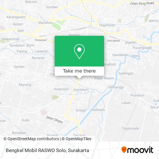 Bengkel Mobil RASWO Solo map