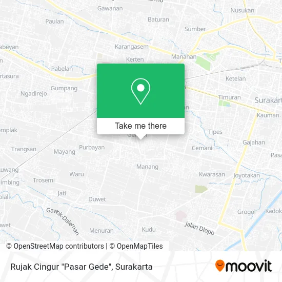 Rujak Cingur "Pasar Gede" map