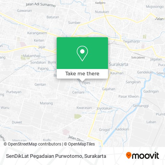 SenDikLat Pegadaian Purwotomo map