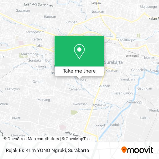 Rujak Es Krim YONO Ngruki map