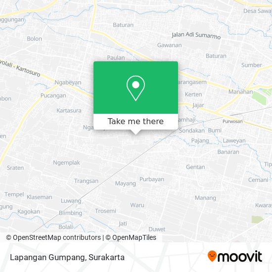 Lapangan Gumpang map