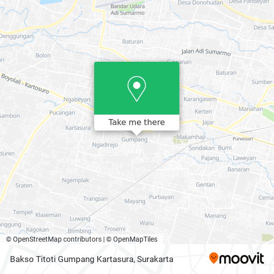 Bakso Titoti Gumpang Kartasura map