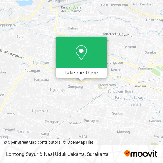 Lontong Sayur & Nasi Uduk Jakarta map