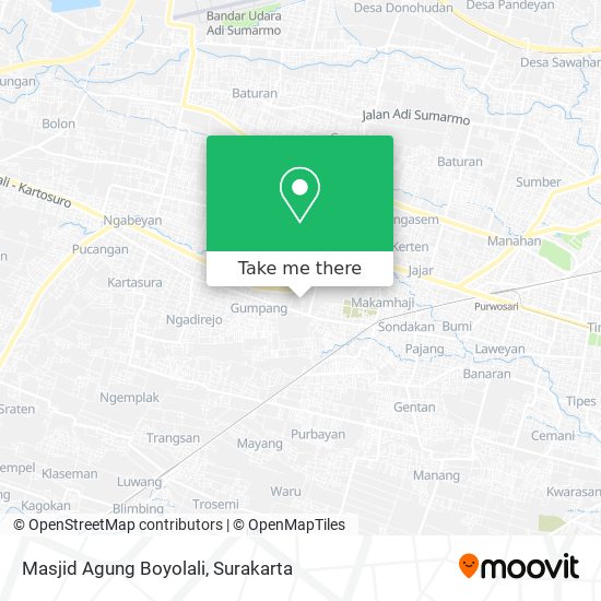 Masjid Agung Boyolali map