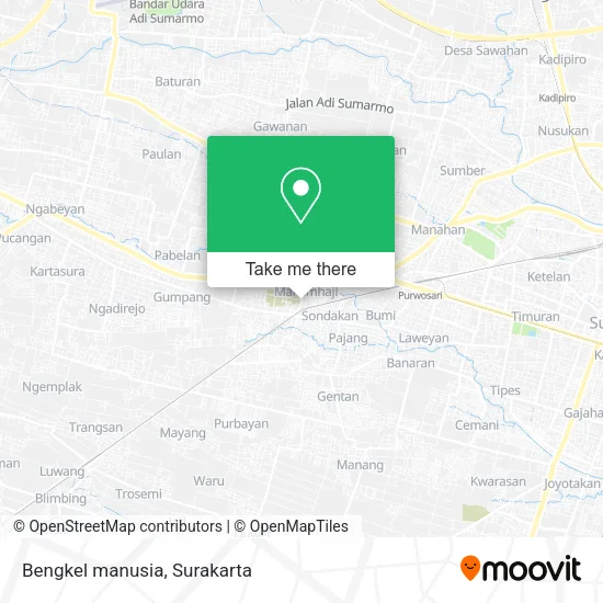Bengkel manusia map