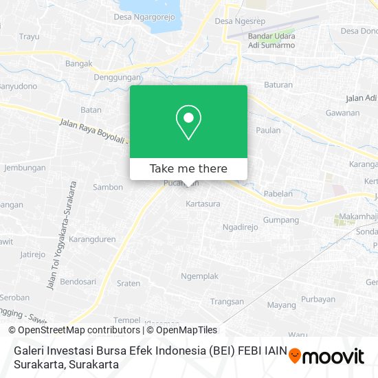 Galeri Investasi Bursa Efek Indonesia (BEI) FEBI IAIN Surakarta map