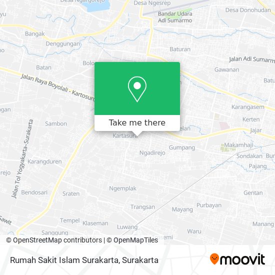 Rumah Sakit Islam Surakarta map
