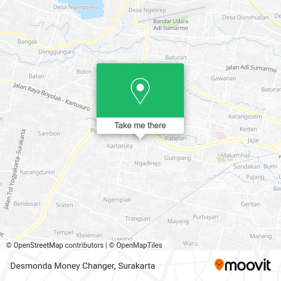 Desmonda Money Changer map