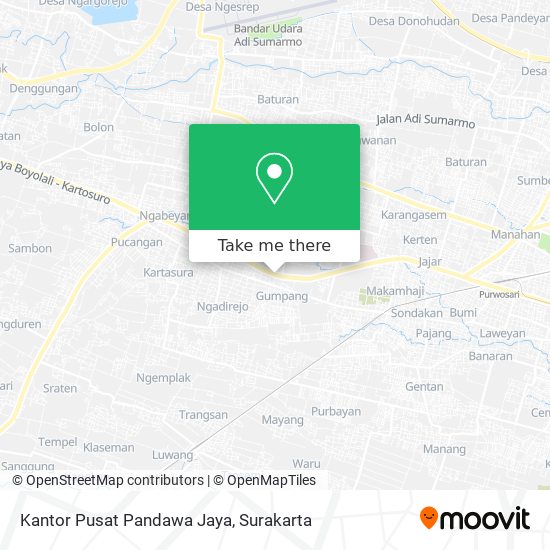 Kantor Pusat Pandawa Jaya map