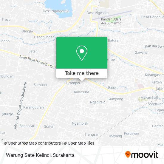 Warung Sate Kelinci map