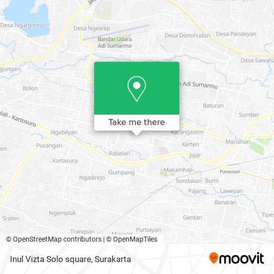 Inul Vizta Solo square map