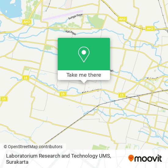 Laboratorium Research and Technology UMS map