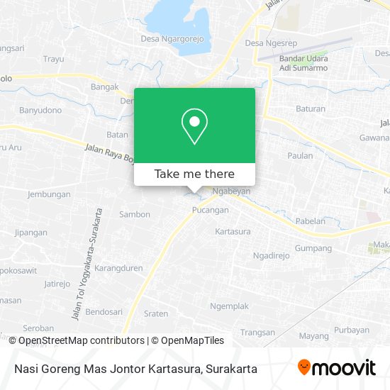 Nasi Goreng Mas Jontor Kartasura map