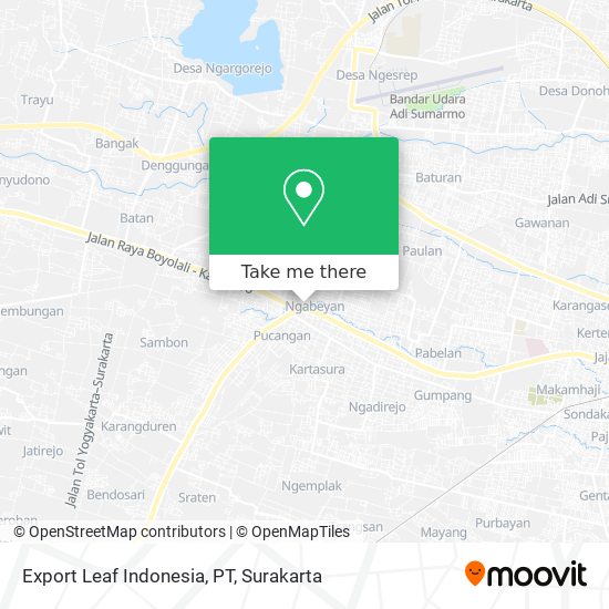 Export Leaf Indonesia, PT map