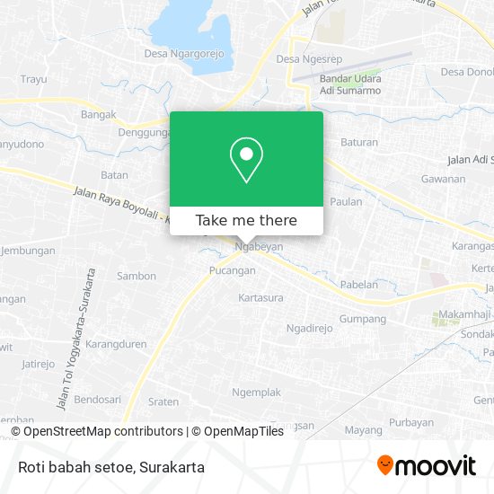 Roti babah setoe map