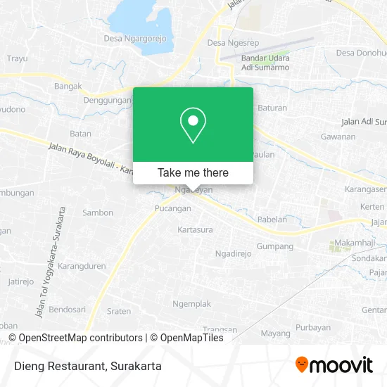 Dieng Restaurant map