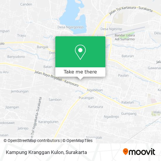 Kampung Kranggan Kulon map