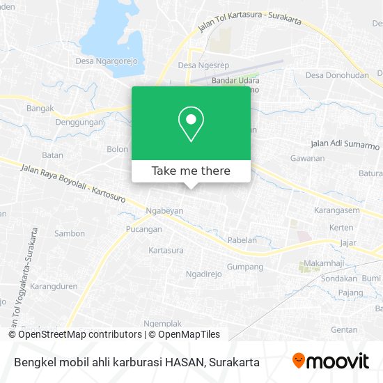 Bengkel mobil ahli karburasi HASAN map