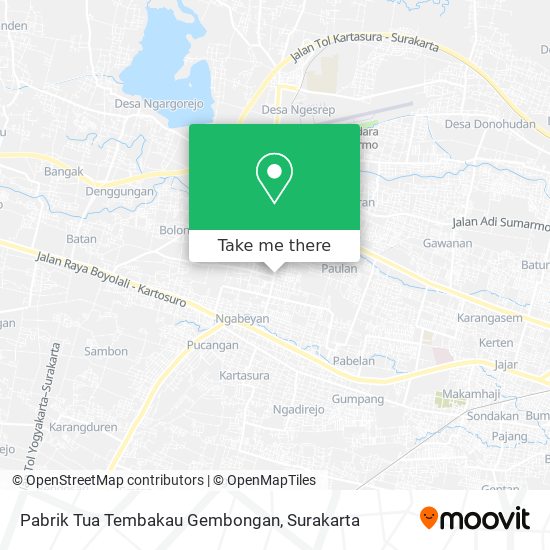 Pabrik Tua Tembakau Gembongan map