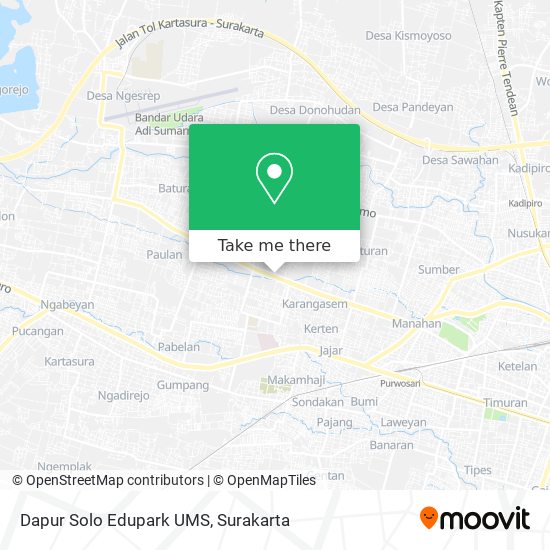 Dapur Solo Edupark UMS map