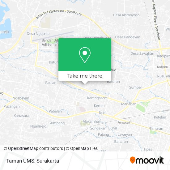 Taman UMS map