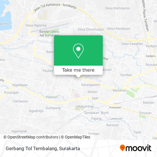 Gerbang Tol Tembalang map