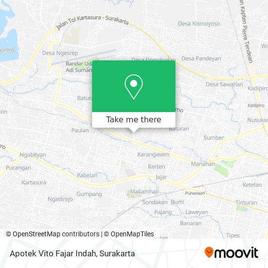 Apotek Vito Fajar Indah map