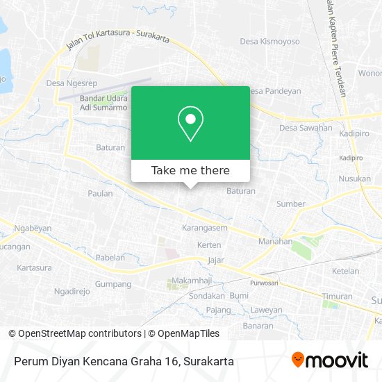 Perum Diyan Kencana Graha 16 map