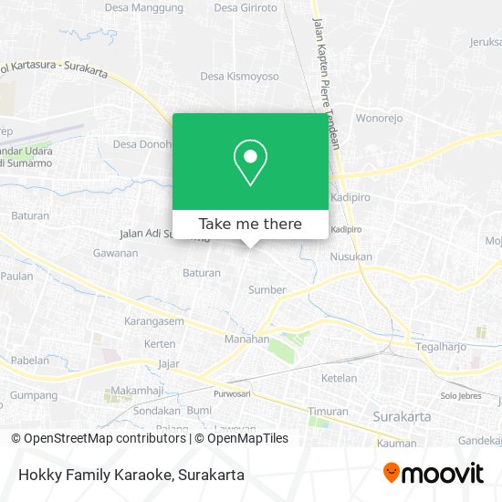 Hokky Family Karaoke map