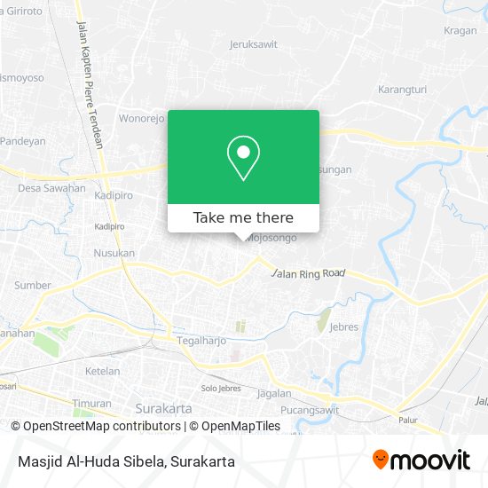 Masjid Al-Huda Sibela map