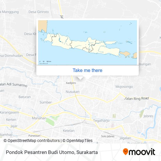 Pondok Pesantren Budi Utomo map