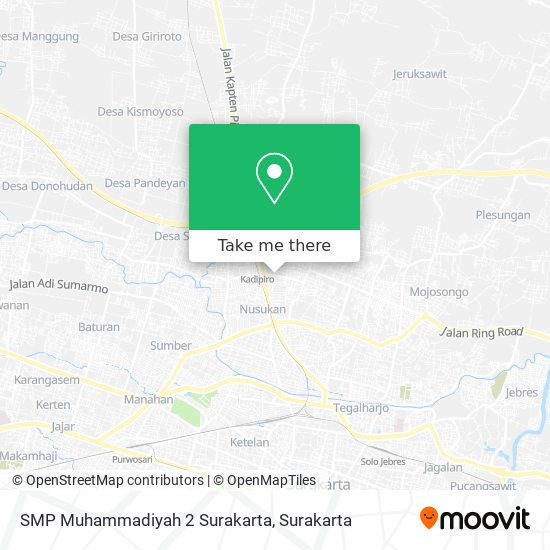 SMP Muhammadiyah 2 Surakarta map