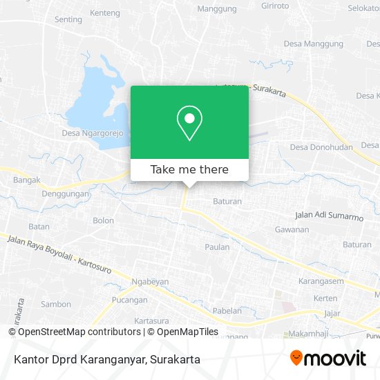 Kantor Dprd Karanganyar map