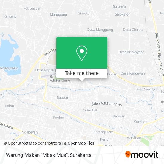 Warung Makan "Mbak Mus" map