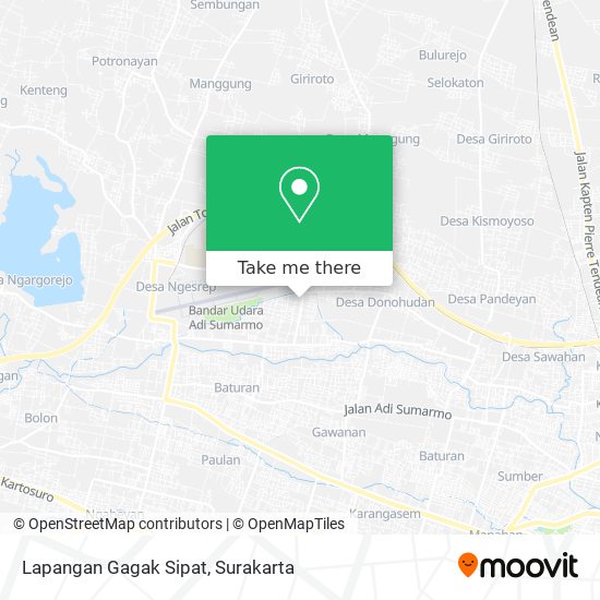 Lapangan Gagak Sipat map