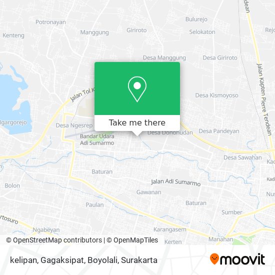 kelipan, Gagaksipat, Boyolali map