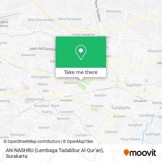 AN-NASHRU (Lembaga Tadabbur Al-Qur'an) map