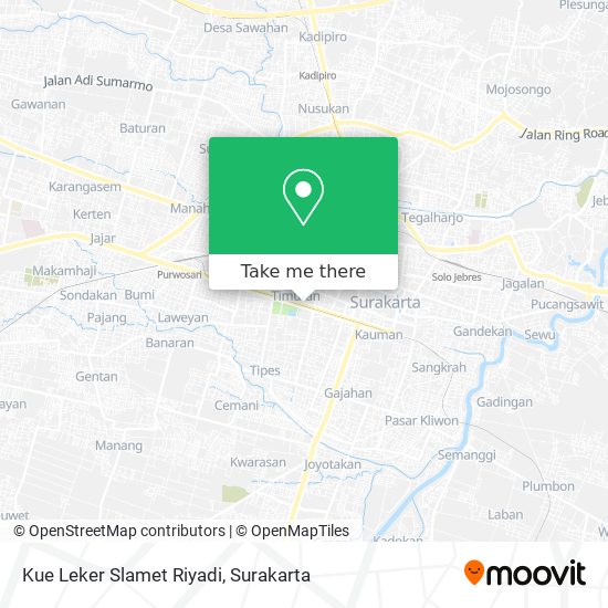 Kue Leker Slamet Riyadi map