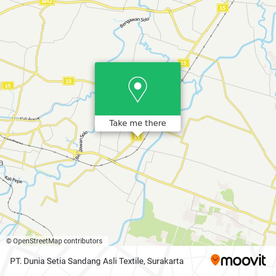 PT. Dunia Setia Sandang Asli Textile map
