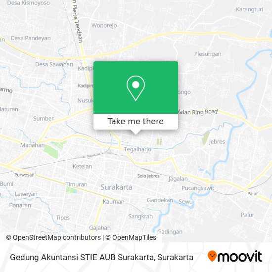 Gedung Akuntansi STIE AUB Surakarta map