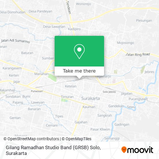 Gilang Ramadhan Studio Band (GRSB) Solo map