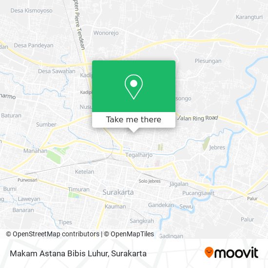 Makam Astana Bibis Luhur map