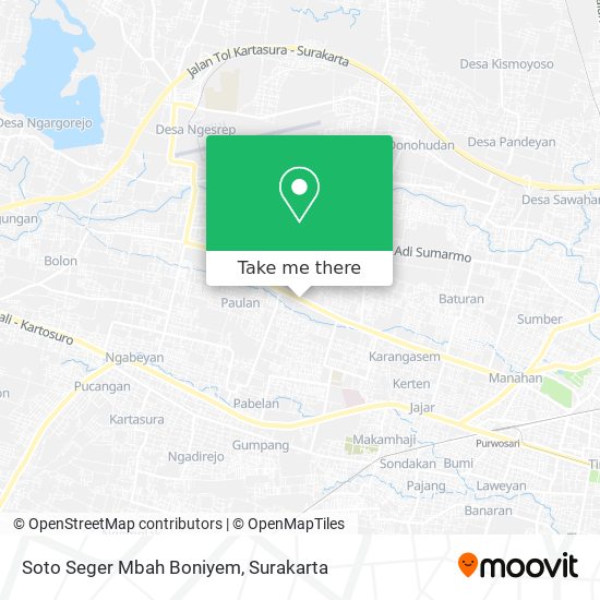 Soto Seger Mbah Boniyem map