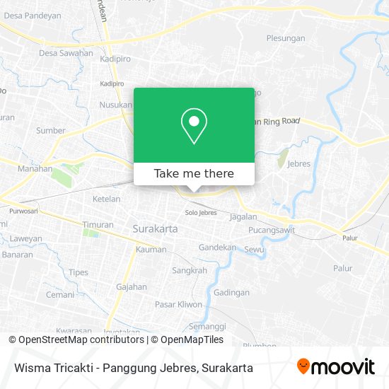 Wisma Tricakti - Panggung Jebres map