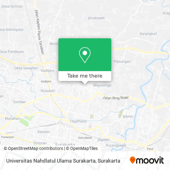 Universitas Nahdlatul Ulama Surakarta map
