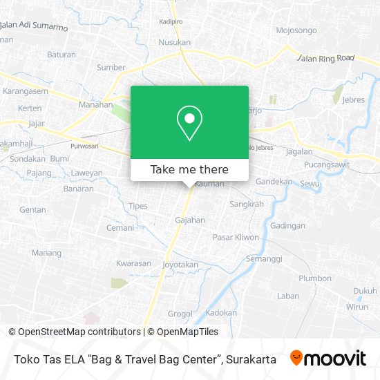 Toko Tas ELA "Bag & Travel Bag Center” map