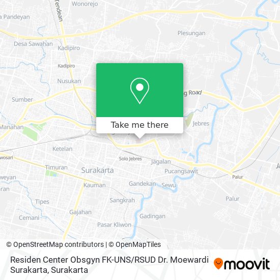 Residen Center Obsgyn FK-UNS / RSUD Dr. Moewardi Surakarta map