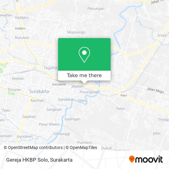 Gereja HKBP Solo map