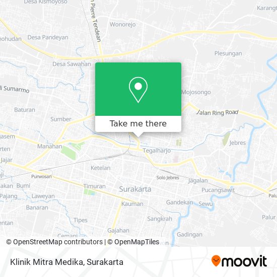 Klinik Mitra Medika map